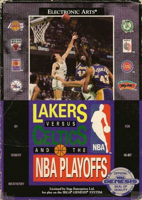 Lakers Versus Celtics and the NBA Playoffs - Sega Genesis