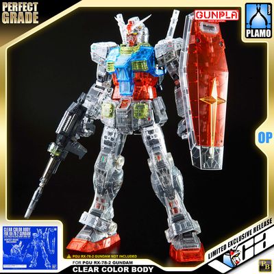 Gundam Clear Color Body RX-78-2 (PG, UC, P-Bandai)