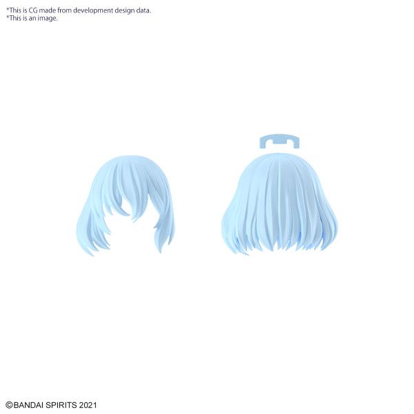 Hair Style Parts Vol. 9 Medium Hair 4 Blue 1 (30MS)