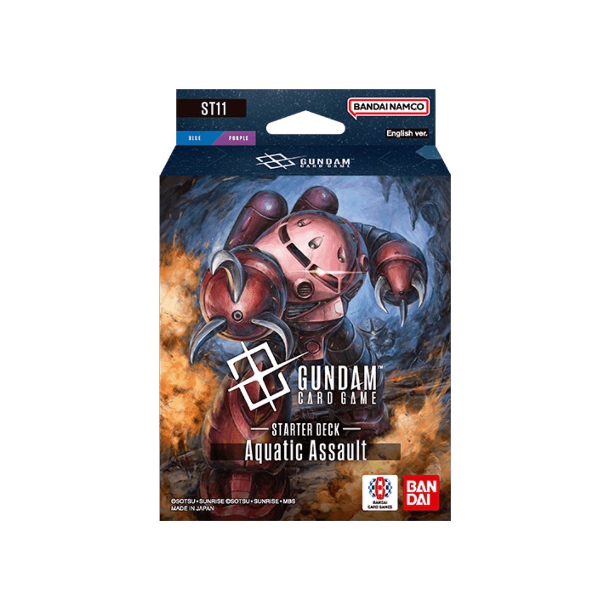 Aquatic Assault Starter Deck ST-11 Gundam Card Game
