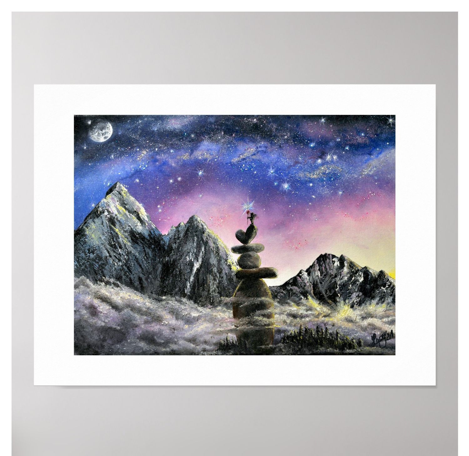 What is man to the mountains