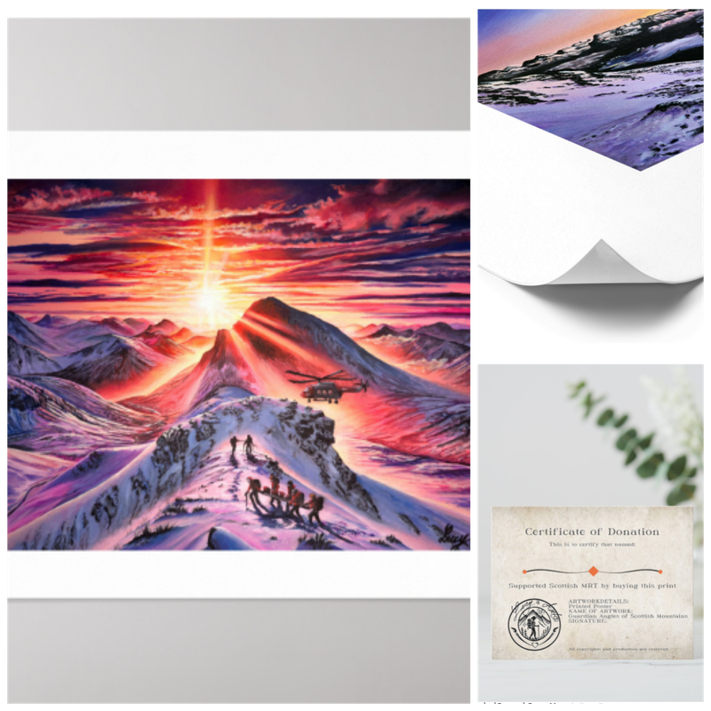 Prints to support Mountain Rescue teams in UK