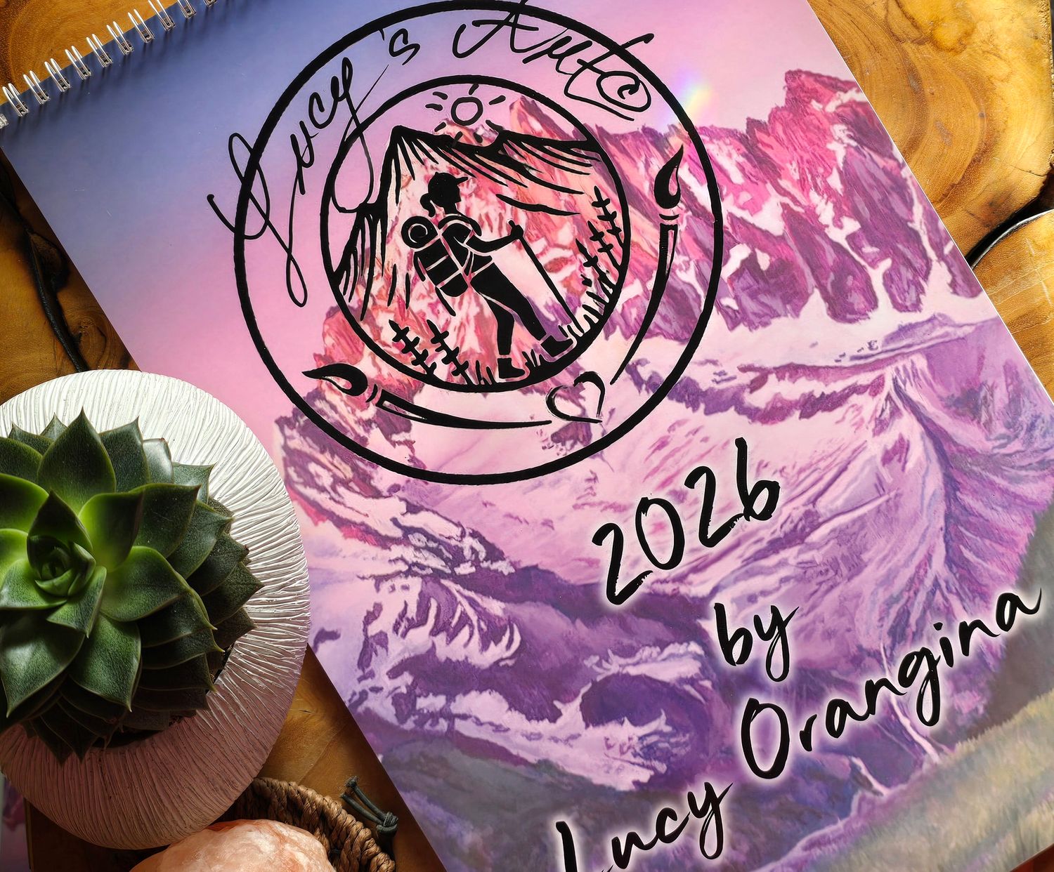 Calendar for year 2026 by Lucy Orangina