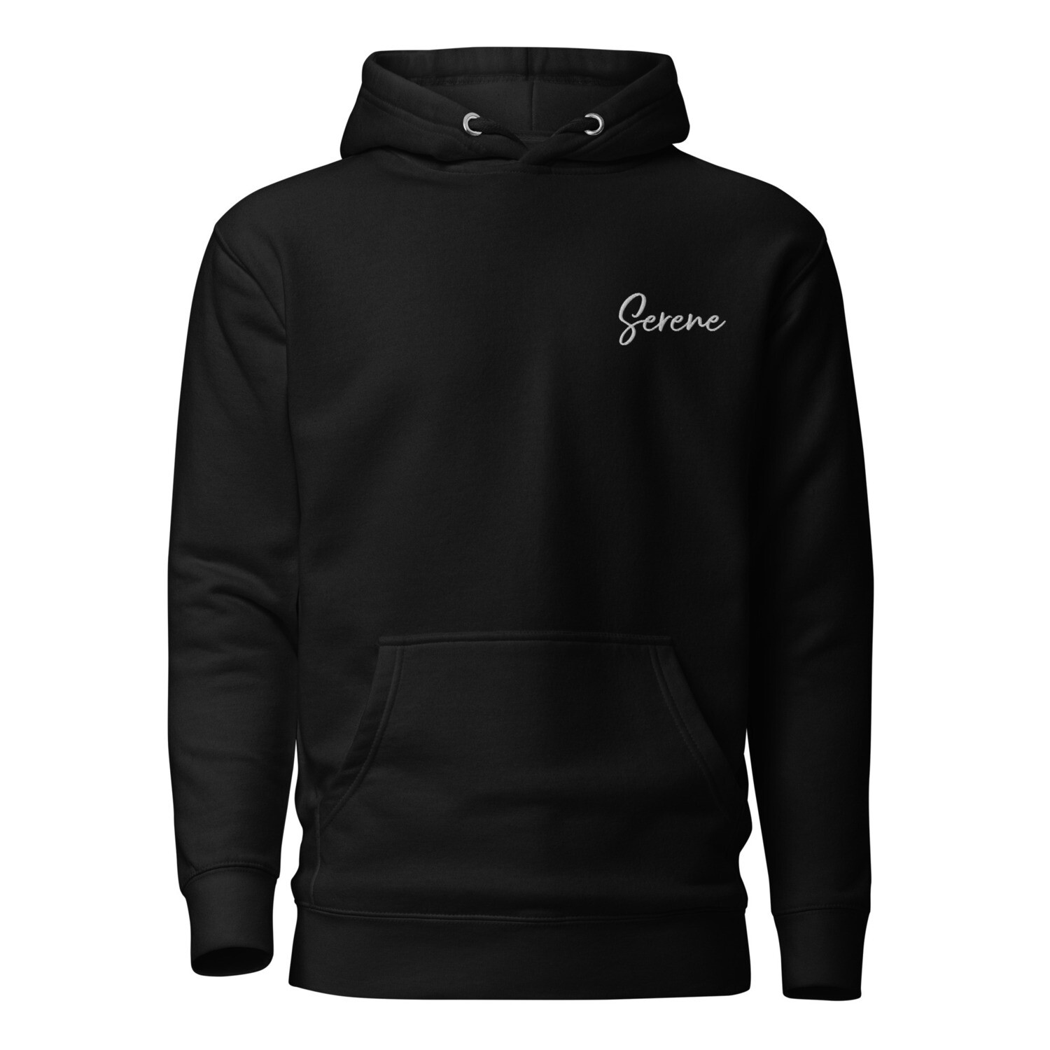 Serene Unisex Embroidered Hoodie