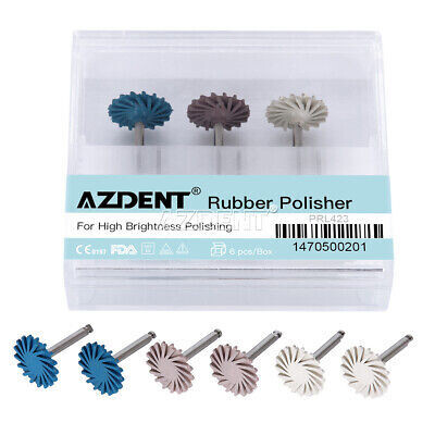 COMPOSITE RUBBER POLISHER KIT 6pcs - AZDENT