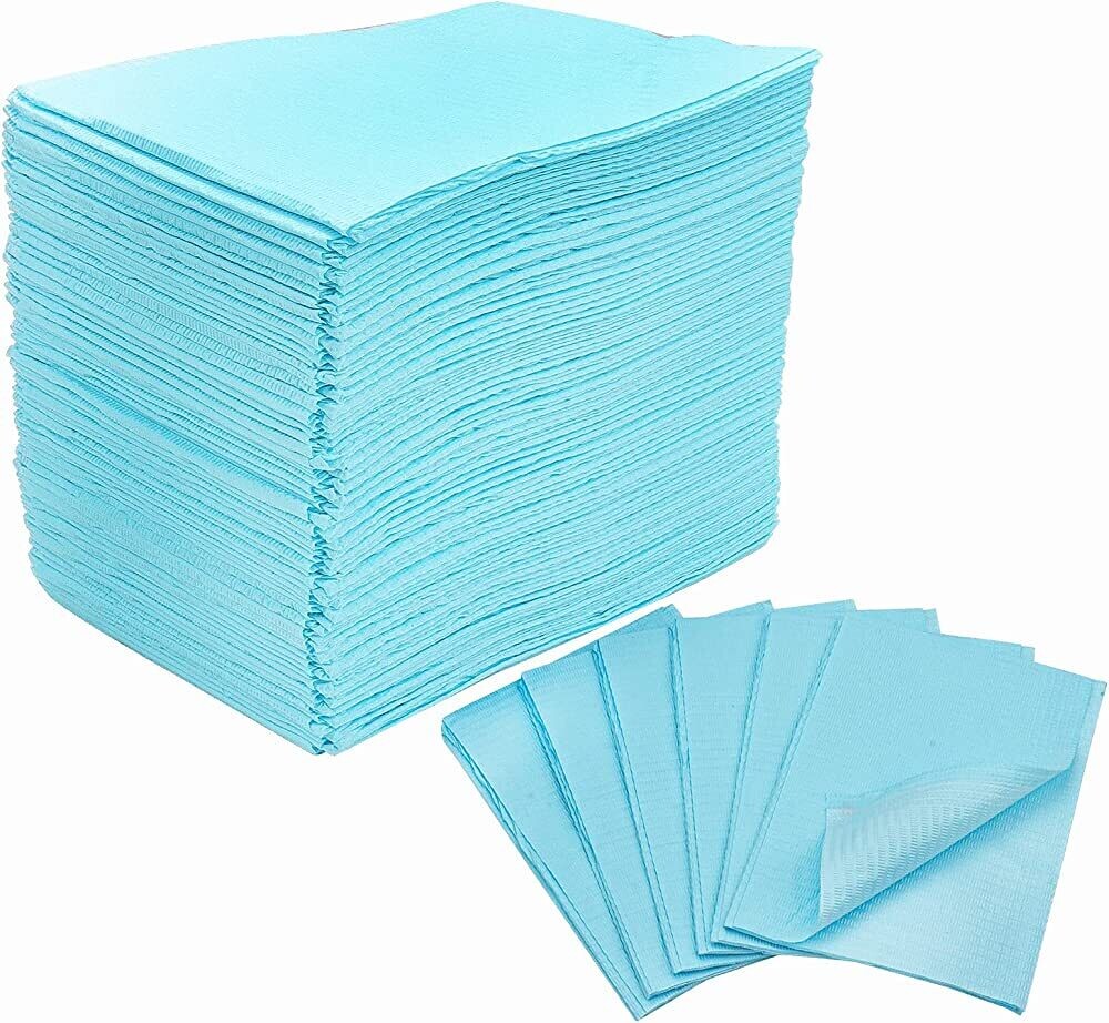 DENTAL BIB ( BLUE ) CARTON ( 500Pcs )