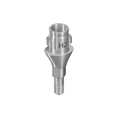 SC VARIOBASE® ABUTMENT - WITH SCREW, OVAL, GH 2mm