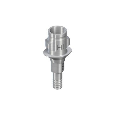 SC VARIOBASE® ABUTMENT - WITH SCREW, OVAL, GH 1MM