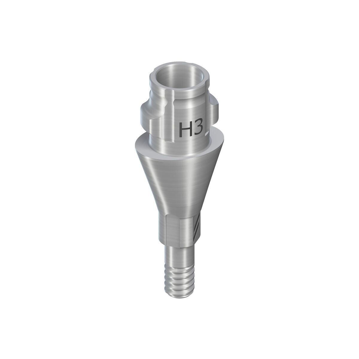 SC VARIOBASE® ABUTMENT - WITH SCREW, OVAL, GH 3mm