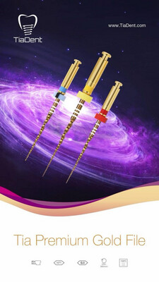 ROTARY FILE 25mm 1506 - TIA DENT 6Pcs kit