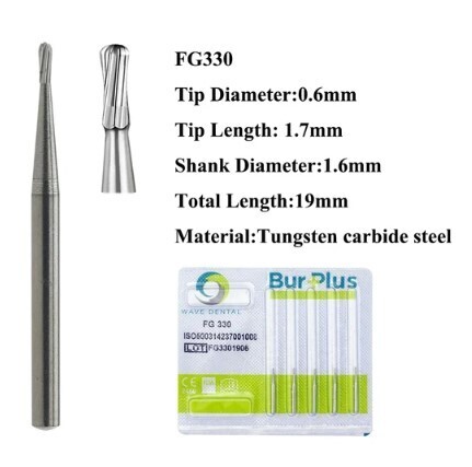 330 - PEDO CARBIDE BURS 5 pcs KIT - TIADENT