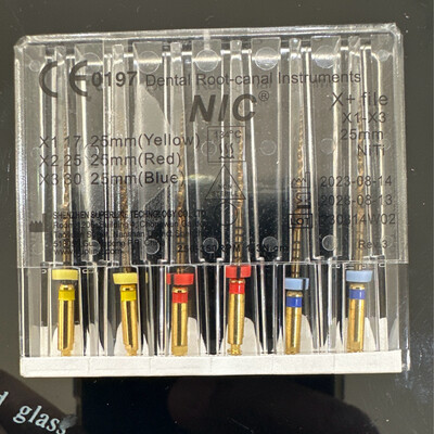 ROTARY FILE - 25mm ( 17,25,30 ) X1-X3 ( 6pcs kit ) ASSORTED - NIC