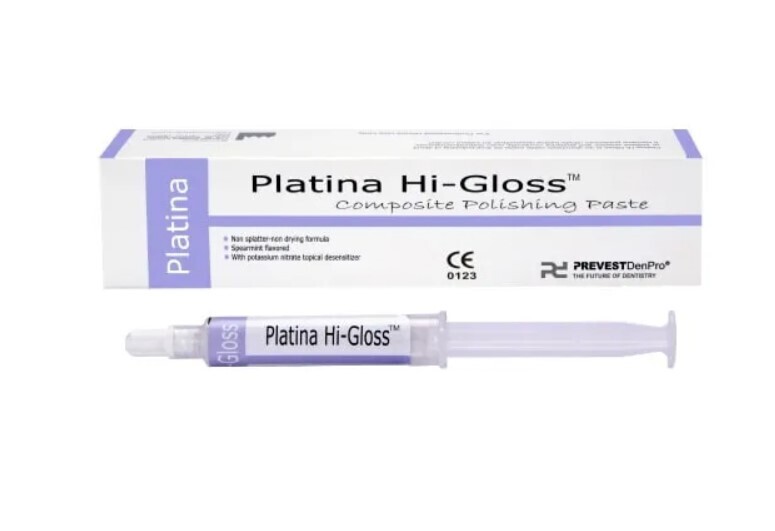 PLATINA HI GLOSS COMPOSITE POLISHING PASTE ( 4gm Syringe ) - PREVEST