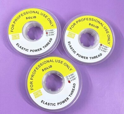 ELASTIC POWER SOLID THREAD .030"