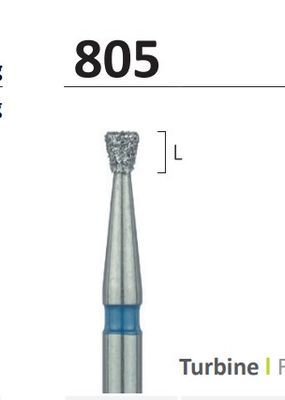 805 - INVERTED CONE DIAMOND BURS 6pcs