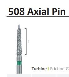 508F - AXIAL PIN DIAMOND BURS 5pcs - JOTA