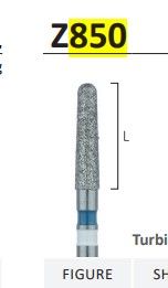 Z850 - ZIR PREP CONICAL ROUND END BURS 5pcs - JOTA