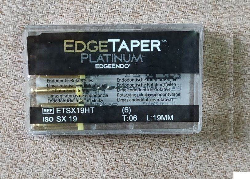 SX FILE 19mm 06 EDGE ENDO 6pcs KIT - PLATINUM