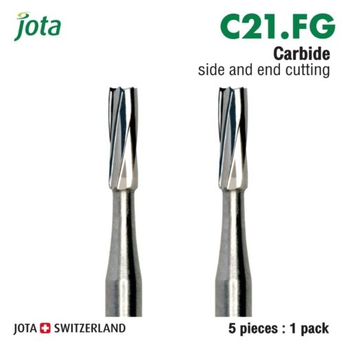 C21 CYCLINDER SHAPE CUTTING CARBIDE BUR 5PCS JOTA