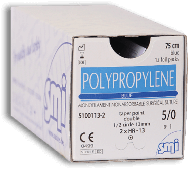 POLYPROPYLENE PROLENE SUTURE 3/0 -(75cm 12 foil)