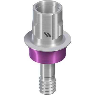 RB/WB VARIOBASE® FOR BRIDGE/BAR CYLINDRICAL, Ø 4.5mm, AH 3.5mm, INCL. SCREW &amp; CA3, TAN/POM