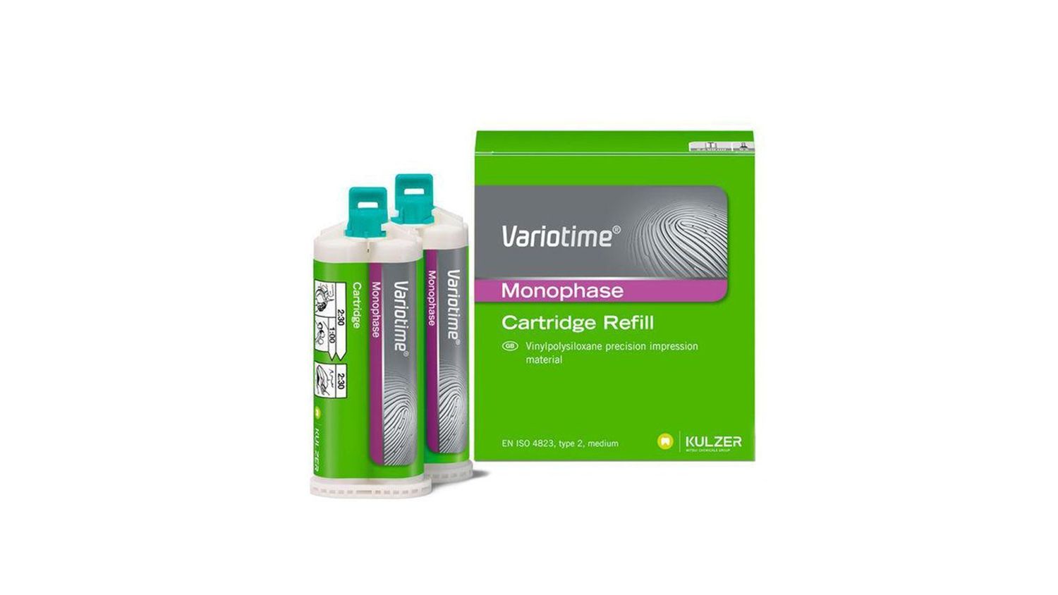 KULZER VARIOTIME MONOPHASE - MEDIUM - Cartridge Refill ( 2 x 50 ml )