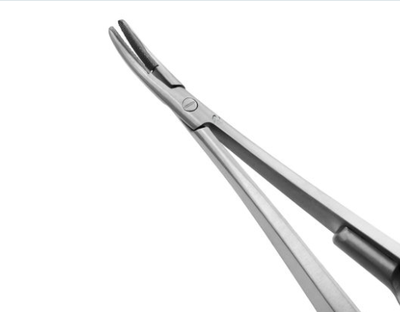 CASTROVIEJO NEEDLE HOLDER ( Curved ) - CROSSTEX