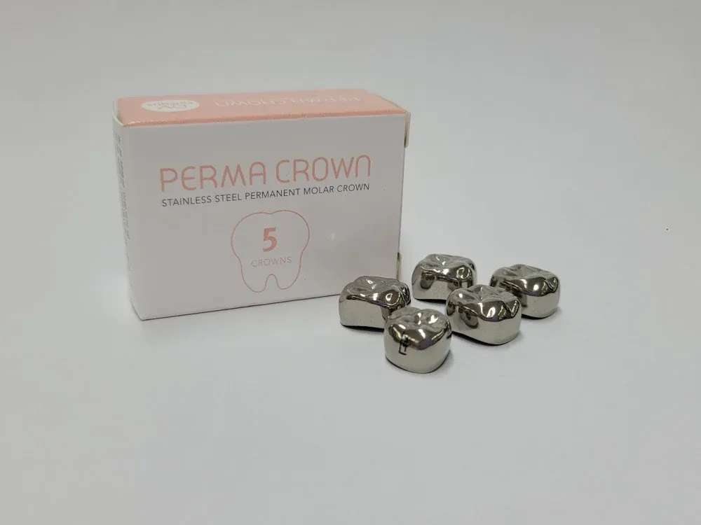 STAINLESS STEEL PERMANENT MOLAR CROWN REFILL 1 pc - SHINHUNG