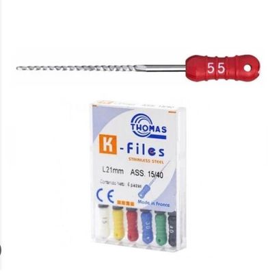 K FILE 21mm ( 6 pcs )