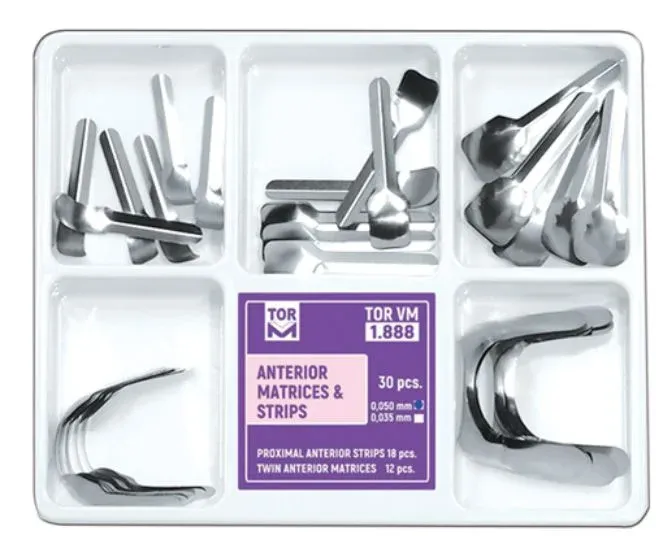 PROXIMAL ANTERIOR MATRICES / UNICA MATRICES &amp; STRIPS 30pcs ( 1.888 ) - TOR