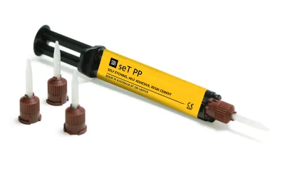 RESIN CEMENT ( SELF CURED ) | SET PP | 2 x 7gm Syringe - SDI