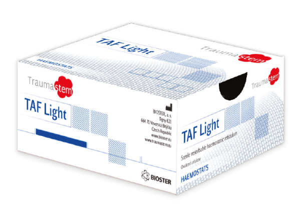 TRAUMASTEM TAF LIGHT - HEMOSTATS | 7,5 x 5cm | BIOSTER ( 1pc )