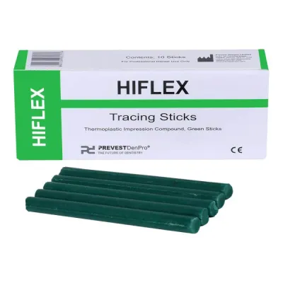 IMPRESSION RELINING TRACING STICKS - GREEN ( 10pcs ) - PREVEST
