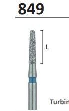 849 - CONICAL DOOMED END DIAMOND BURS 5pcs - JOTA