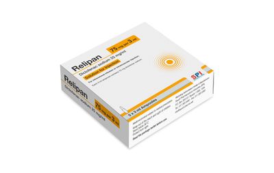 RELIPAN | DICLOFENAC SODIUM injection | 75mg / 3ml Ampule - SPI