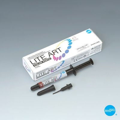 LITE ART | LIGHT-CURING COLOR PASTE | 1ml Syringe - SHOFU