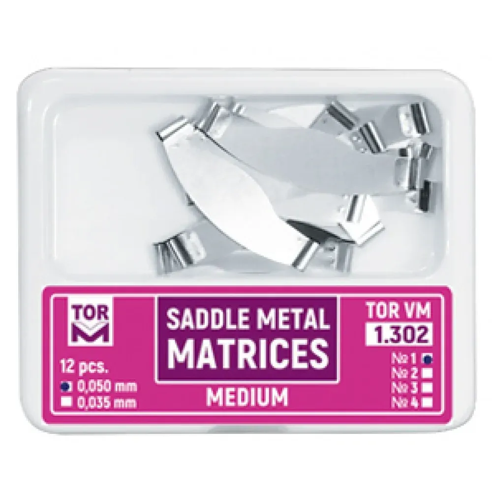 SADDLE METAL MATRICES ( 12pcs ) - TOR
