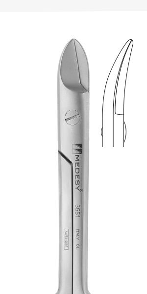 CROWN CUTTING SCISSORS ( Curved Tip ) - MEDESY