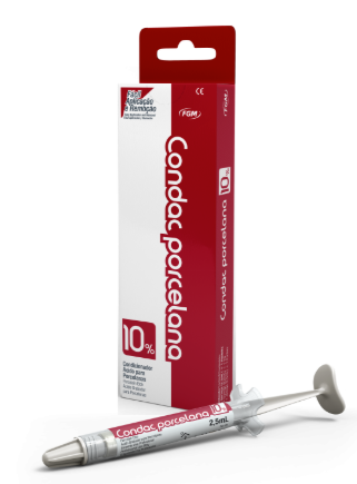 PORCELAIN ETCHANT | 10% Hydroflouric Acid ( 2.5ml x 1 Syringe )  FGM