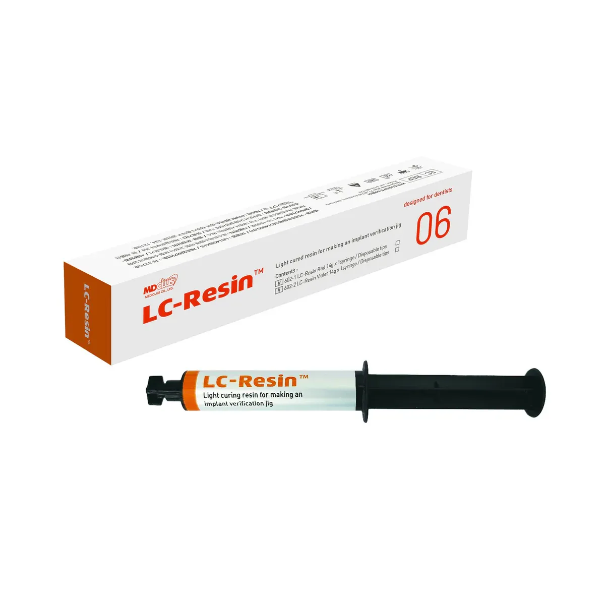 LC RESIN IMPLANT VERIFICATION JIG  ( 14gm x 1 Syringe ) - MD CLUS