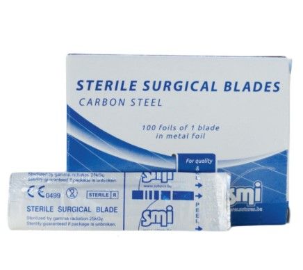 SURGICAL BLADE ( 100 pcs Box ) - SMI
