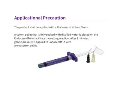 BIOCERAMIC ROOT REPAIR MATERIAL ( Premixed - Regular ) || ENDOCEM MTA || 2gm Syringe - MARUCHI