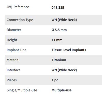 WN IMPLANT SCANBODY