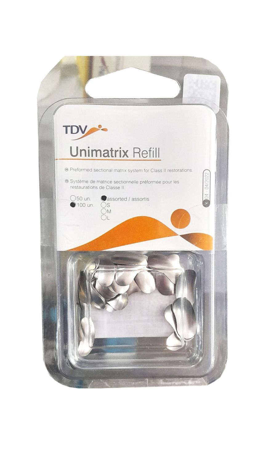 SECTIONAL MATRICES SET - UNIMATRIX TDV