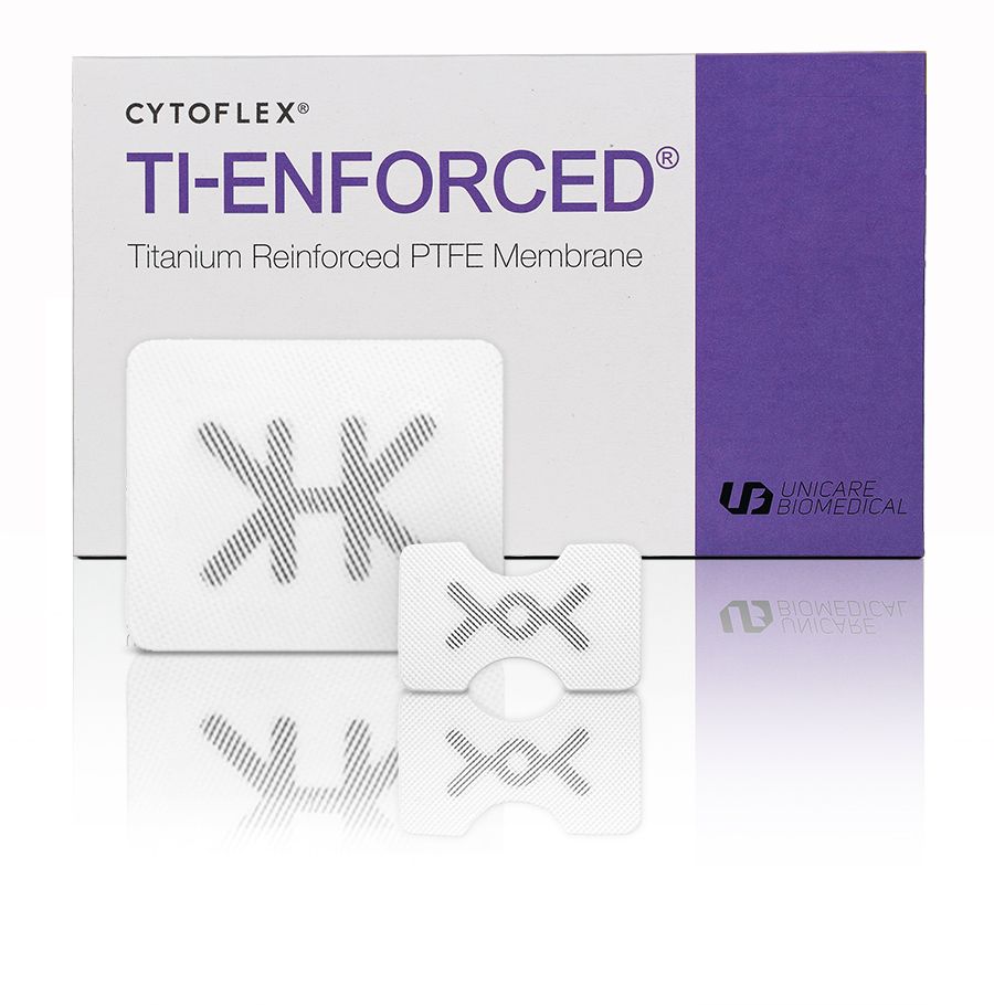 CYTOFLEX | TI-ENFORCED | Titanium Reinforced PTFE Membrane ( 32 x 40mm ) - UNICARE BIOMEDICAL