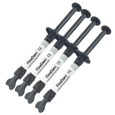 FINE DAM - GINGIVAL RESIN BARRIER ( 4 x 1.2ml Syringes ) - SPIDENT