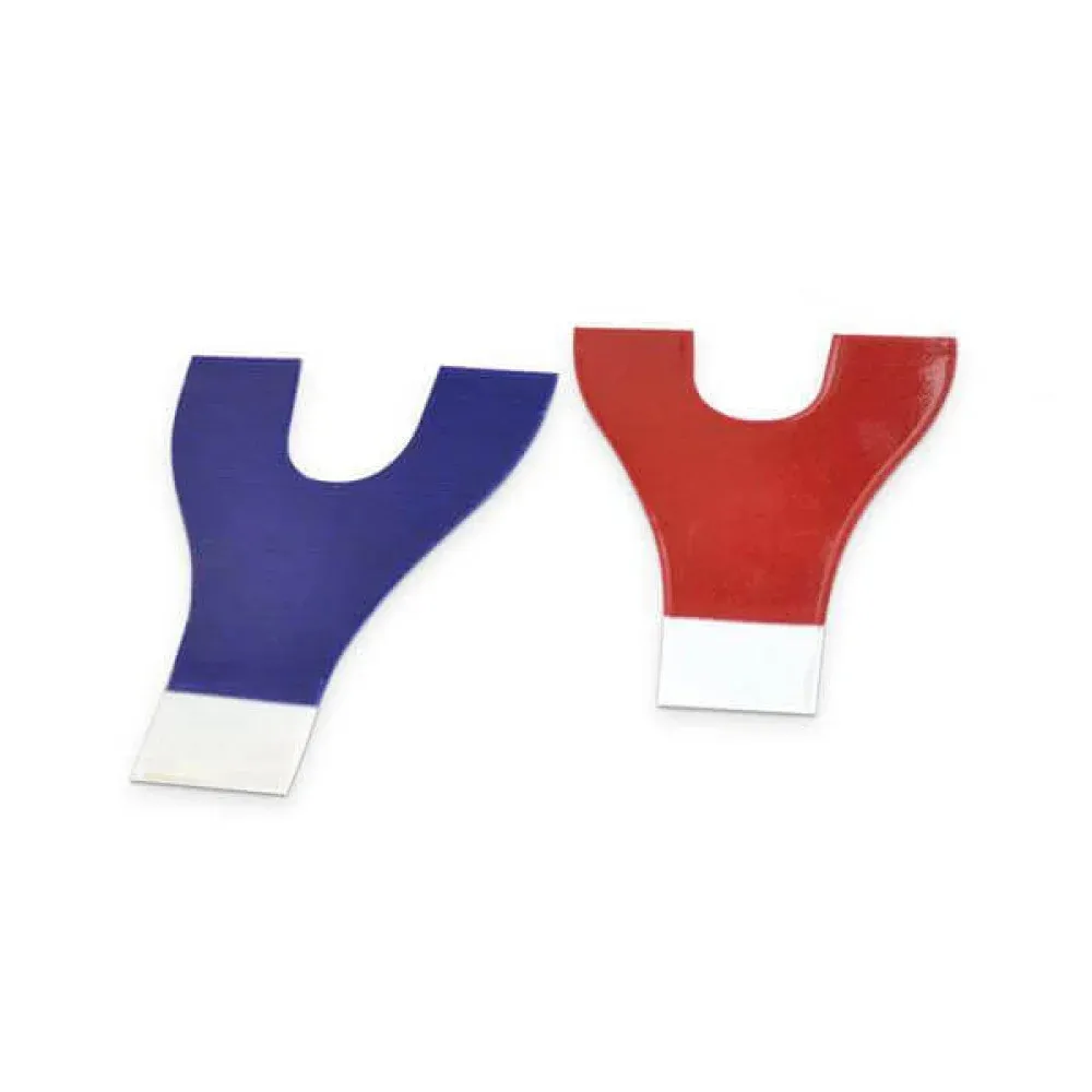 ARTICULATING PAPER - HORSE SHOE shape | THICKNESS : 89آµ | RED/BLUE - 72 sheets - RAYDENCO