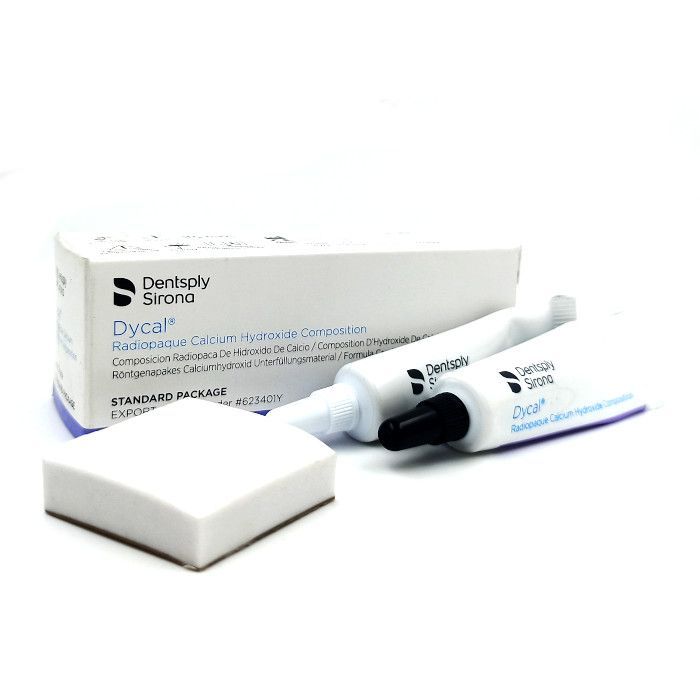 DYCAL - CALCIUM HYDROXIDE Composition ( Shade - DENTIN ) / ( 13g base + 11g catalyst SET ) - DENTSPLY