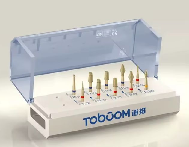 INLAY &amp; ONLAY PREPARATION BURS KIT ( 10 Burs + Holder ) - TOBOOM