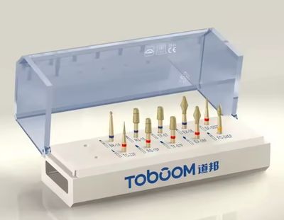 INLAY &amp; ONLAY PREPARATION BURS KIT ( 10 Burs + Holder ) - TOBOOM